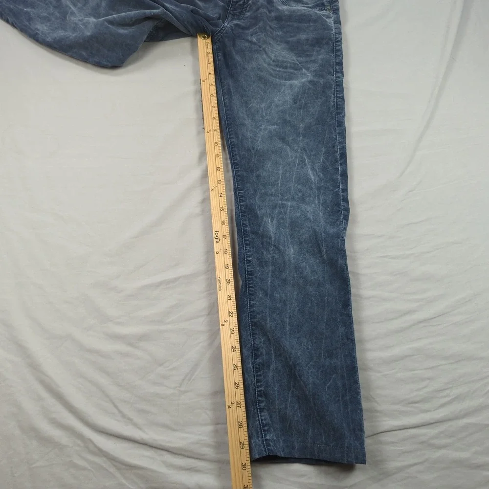 True‎ Religion Jeans Mens 30x30 Blue Geno Corduroy Flap Pocket Relaxed Slim